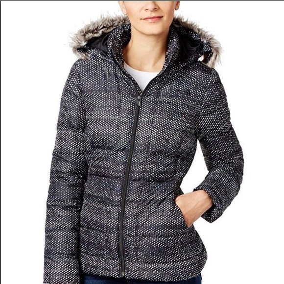 Gotham Jacket Donegal Print Hood 